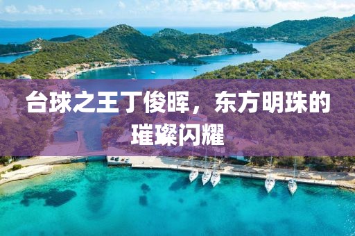 台球之王丁俊晖，东方明珠的璀璨闪耀