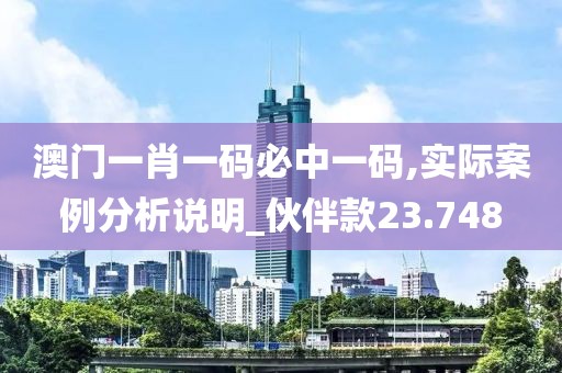 澳门一肖一码必中一码,实际案例分析说明_伙伴款23.748