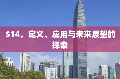 S14，定义、应用与未来展望的探索