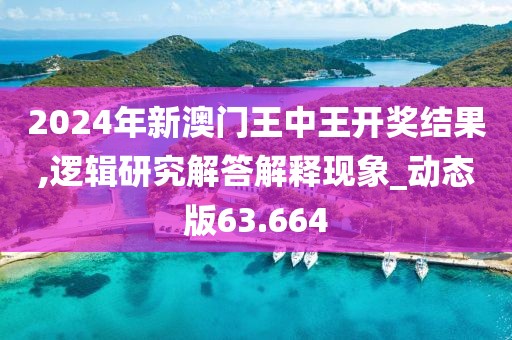 2024年新澳门王中王开奖结果,逻辑研究解答解释现象_动态版63.664