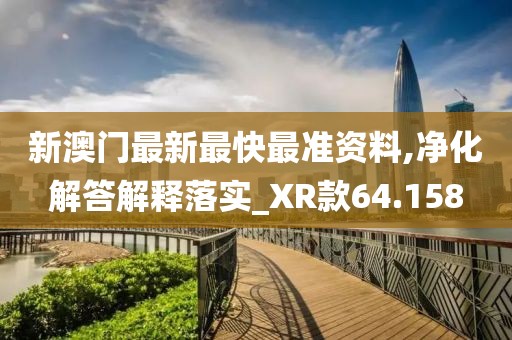 新澳门最新最快最准资料,净化解答解释落实_XR款64.158