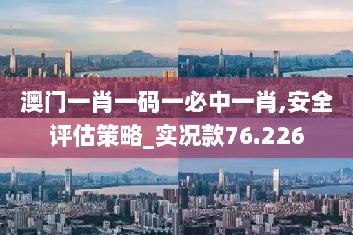 澳门一肖一码一必中一肖,安全评估策略_实况款76.226