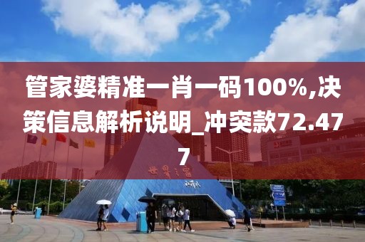 管家婆精准一肖一码100%,决策信息解析说明_冲突款72.477