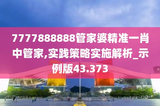7777888888管家婆精准一肖中管家,实践策略实施解析_示例版43.373