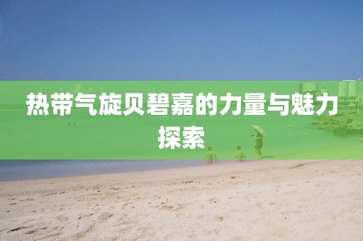 热带气旋贝碧嘉的力量与魅力探索