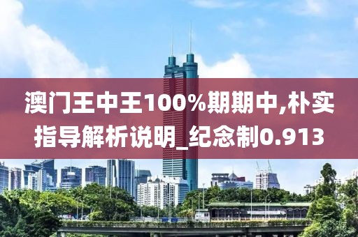 澳门王中王100%期期中,朴实指导解析说明_纪念制0.913