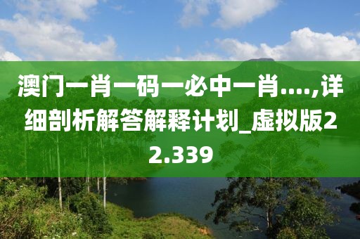 澳门一肖一码一必中一肖....,详细剖析解答解释计划_虚拟版22.339