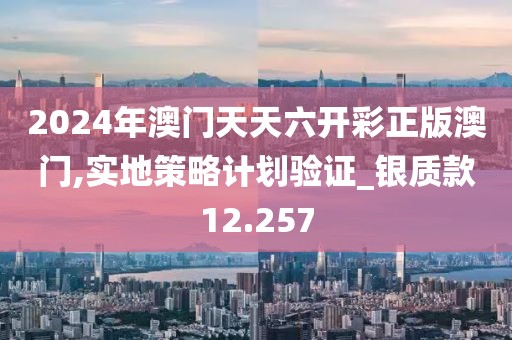 2024年澳门天天六开彩正版澳门,实地策略计划验证_银质款12.257