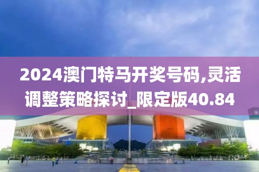 2024澳门特马开奖号码,灵活调整策略探讨_限定版40.84
