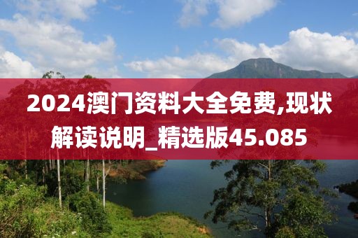 2024澳门资料大全免费,现状解读说明_精选版45.085