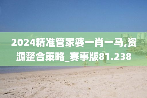 2024精准管家婆一肖一马,资源整合策略_赛事版81.238