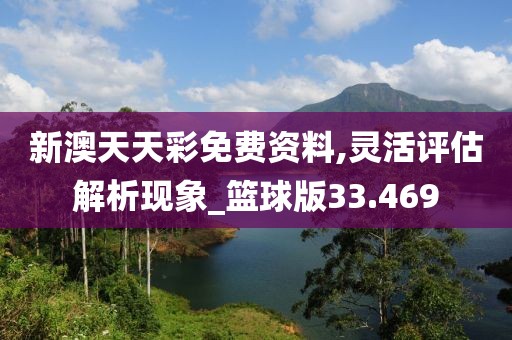 新澳天天彩免费资料,灵活评估解析现象_篮球版33.469