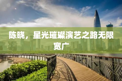 陈晓，星光璀璨演艺之路无限宽广
