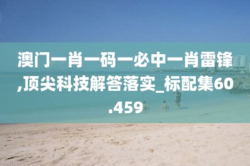 澳门一肖一码一必中一肖雷锋,顶尖科技解答落实_标配集60.459