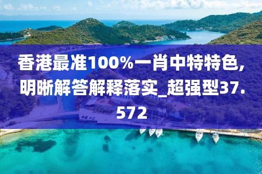 香港最准100%一肖中特特色,明晰解答解释落实_超强型37.572