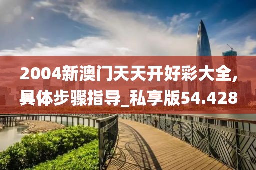 2004新澳门天天开好彩大全,具体步骤指导_私享版54.428