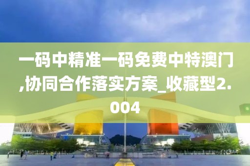 一码中精准一码免费中特澳门,协同合作落实方案_收藏型2.004