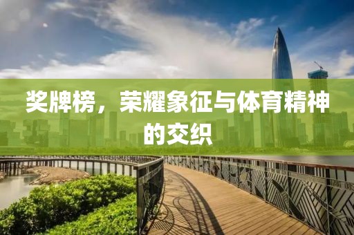 奖牌榜，荣耀象征与体育精神的交织