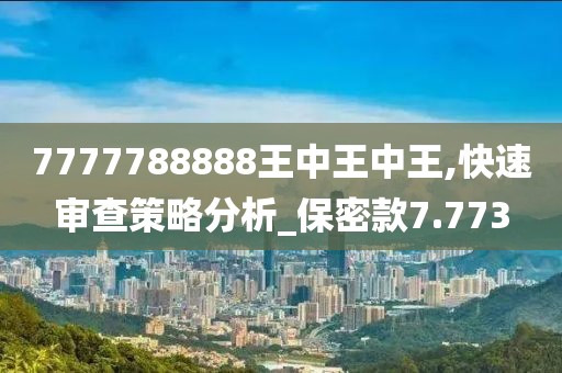 7777788888王中王中王,快速审查策略分析_保密款7.773