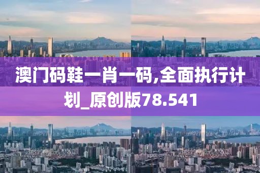 澳门码鞋一肖一码,全面执行计划_原创版78.541