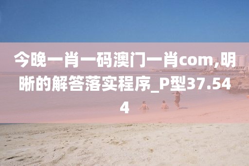 今晚一肖一码澳门一肖com,明晰的解答落实程序_P型37.544
