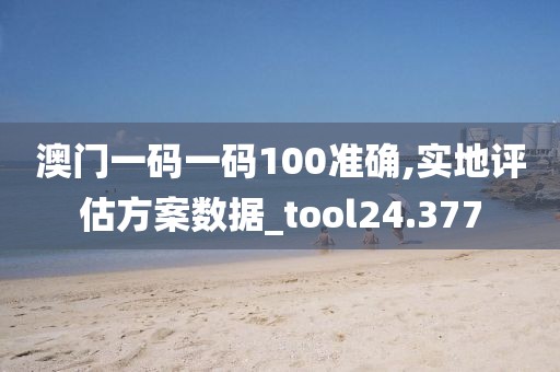 澳门一码一码100准确,实地评估方案数据_tool24.377