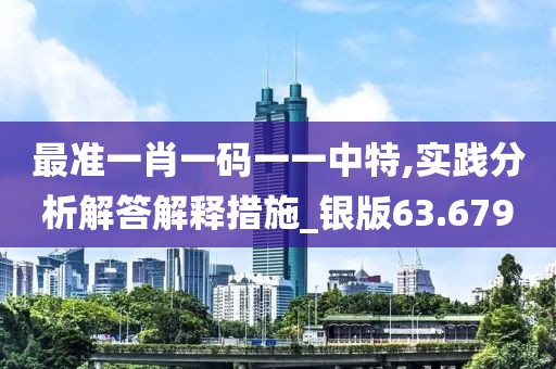 最准一肖一码一一中特,实践分析解答解释措施_银版63.679