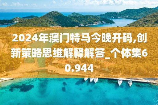 2024年澳门特马今晚开码,创新策略思维解释解答_个体集60.944