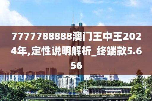 7777788888澳门王中王2024年,定性说明解析_终端款5.656