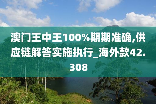 澳门王中王100%期期准确,供应链解答实施执行_海外款42.308