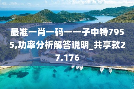 最准一肖一码一一子中特7955,功率分析解答说明_共享款27.176