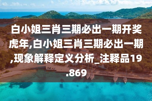 白小姐三肖三期必出一期开奖虎年,白小姐三肖三期必出一期,现象解释定义分析_注释品19.869