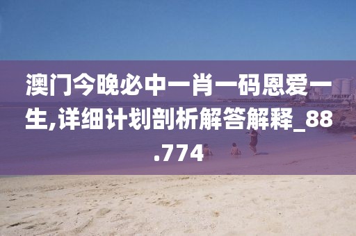 澳门今晚必中一肖一码恩爱一生,详细计划剖析解答解释_88.774