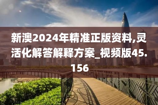 新澳2024年精准正版资料,灵活化解答解释方案_视频版45.156