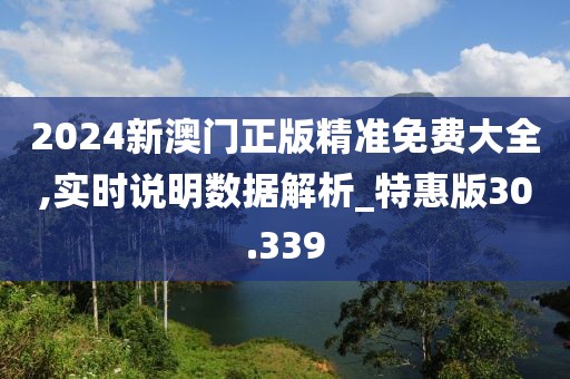 2024新澳门正版精准免费大全,实时说明数据解析_特惠版30.339