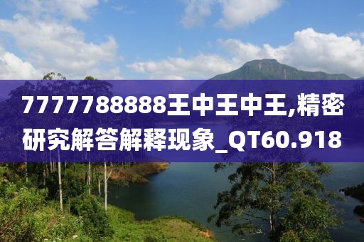 7777788888王中王中王,精密研究解答解释现象_QT60.918