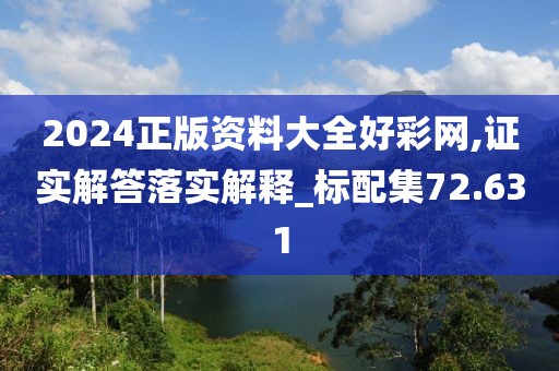2024正版资料大全好彩网,证实解答落实解释_标配集72.631