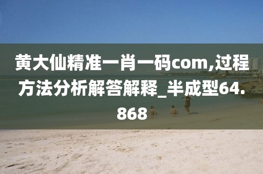 黄大仙精准一肖一码com,过程方法分析解答解释_半成型64.868