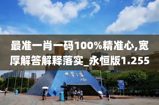 最准一肖一码100%精准心,宽厚解答解释落实_永恒版1.255