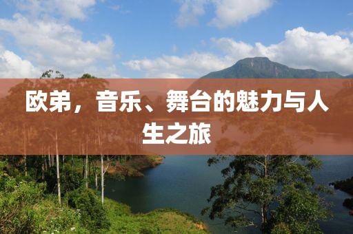 欧弟，音乐、舞台的魅力与人生之旅