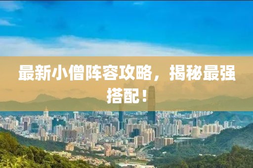 最新小僧阵容攻略，揭秘最强搭配！