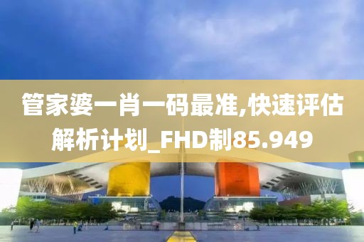 管家婆一肖一码最准,快速评估解析计划_FHD制85.949