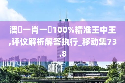 澳門一肖一碼100%精准王中王,评议解析解答执行_移动集73.8