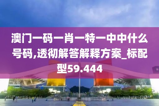 澳门一码一肖一特一中中什么号码,透彻解答解释方案_标配型59.444