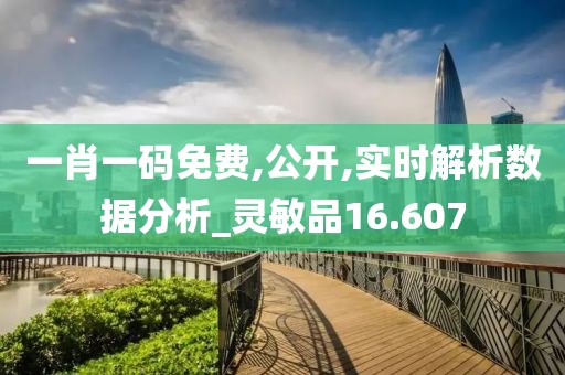 一肖一码免费,公开,实时解析数据分析_灵敏品16.607