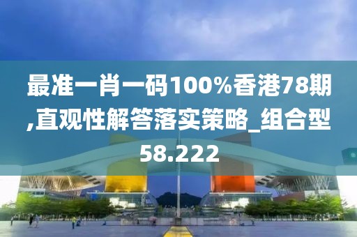 最准一肖一码100%香港78期,直观性解答落实策略_组合型58.222