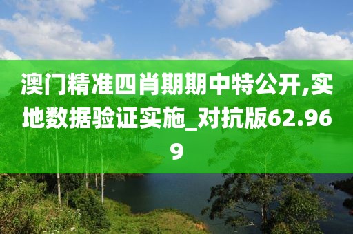澳门精准四肖期期中特公开,实地数据验证实施_对抗版62.969