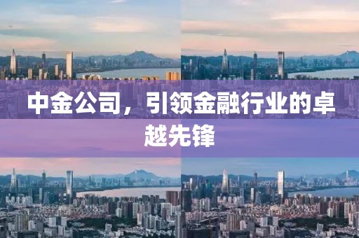 中金公司，引领金融行业的卓越先锋