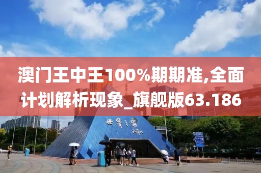 澳门王中王100%期期准,全面计划解析现象_旗舰版63.186