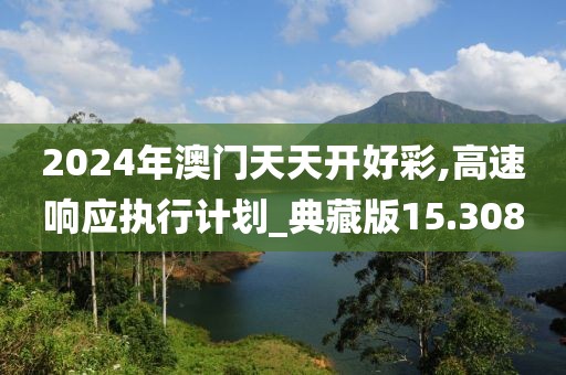 2024年澳门天天开好彩,高速响应执行计划_典藏版15.308